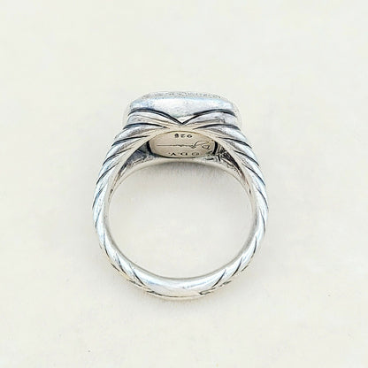 David Yurman Albion Ring Pavé Diamonds    #