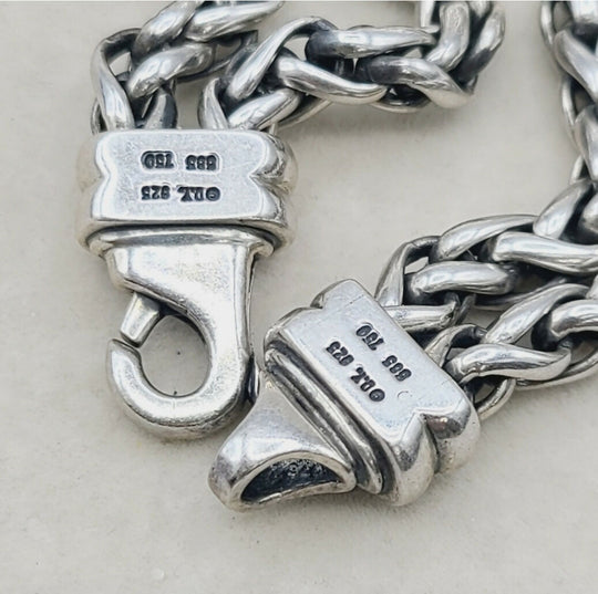  David Yurman Albion Wheat Bracelet – Chalcedony & Gold