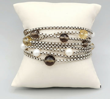  David Yurman Bijoux Bracelet – Multi Chain & Pearl