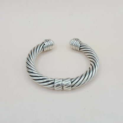    David Yurman Bracelet 10mm Pearl & Diamonds