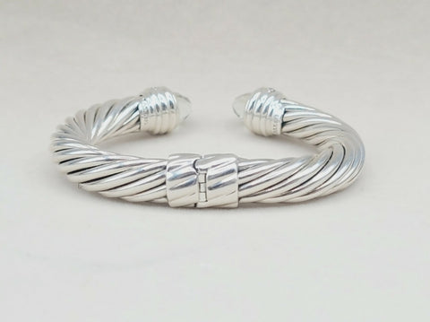  David Yurman Bracelet 10mm – Prasiolite & Diamonds