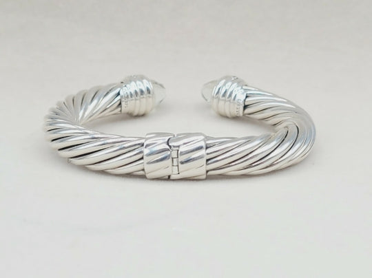  David Yurman Bracelet 10mm – Prasiolite & Diamonds