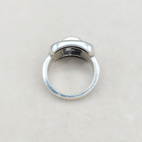  David Yurman Buckle Ring Large with Diamonds