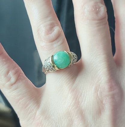 David Yurman Capri Ring – 10mm Peruvian Opal  AYW Luxury #
