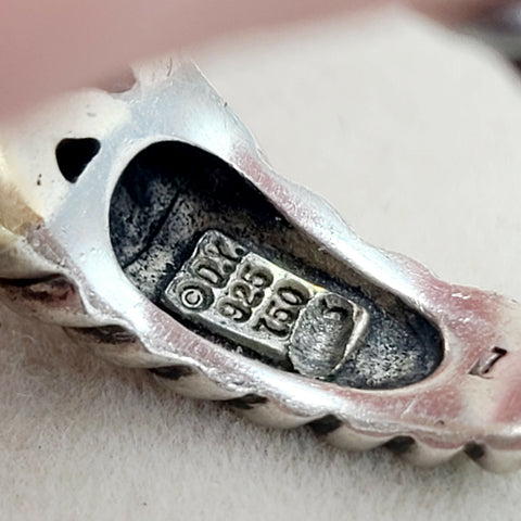  David Yurman Capri Ring Smoky Quartz & Diamonds