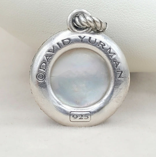  David Yurman Cerise Moonlight Ice Pendant – Pearl & Diamond