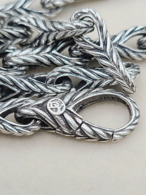  David Yurman Chevron Link Necklace-