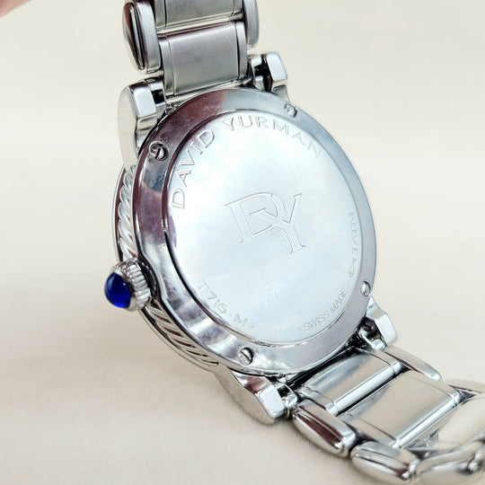  David Yurman Classic Quartz Watch 38mm Diamond Bezel