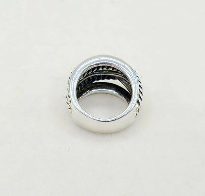 David Yurman Wide Crossover Gold Ring | Certified Pre-Owned  AYW Luxury #