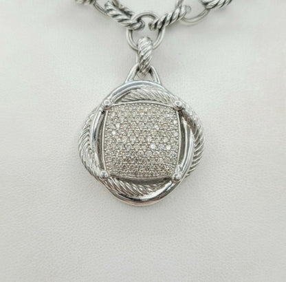 David Yurman Infinity Large Pendant – Diamonds  AYW Luxury #