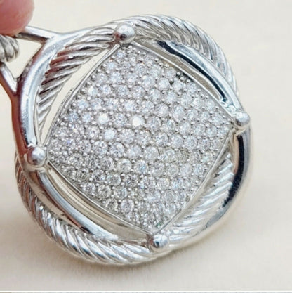 David Yurman Infinity Large Pendant – Diamonds  AYW Luxury #