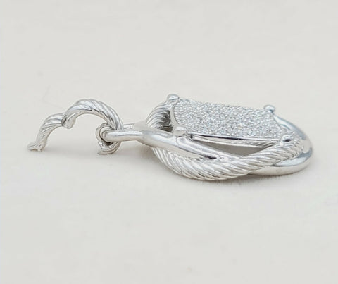  David Yurman Infinity Pendant Large with Diamonds