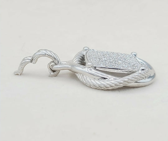  David Yurman Infinity Pendant Large with Diamonds