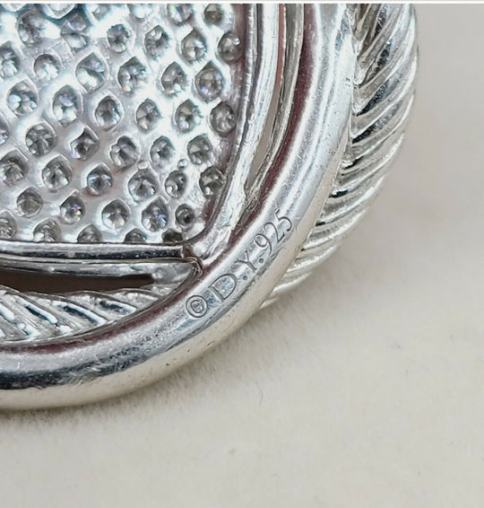  David Yurman Infinity Pendant Large with Diamonds