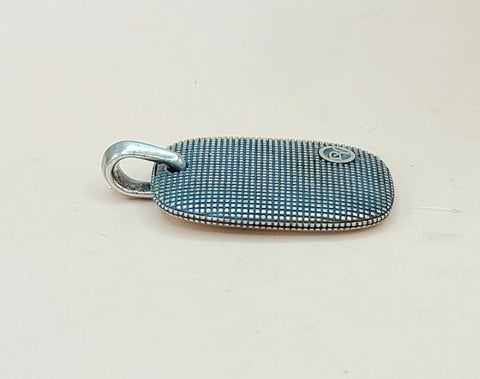  David Yurman Large Sky Pendant Tablet in Sterling Silver