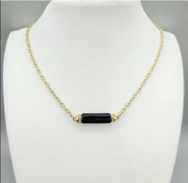  David Yurman Lexington Barrel Pendant Necklace With Black Onyx And Diamonds in 18k Gold