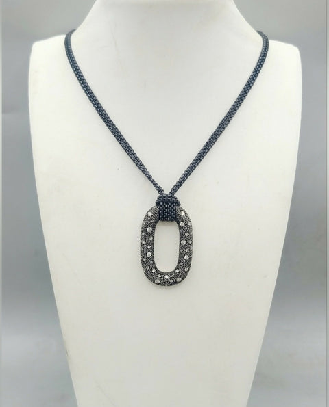  David Yurman Midnight Melange Pendant – Diamonds