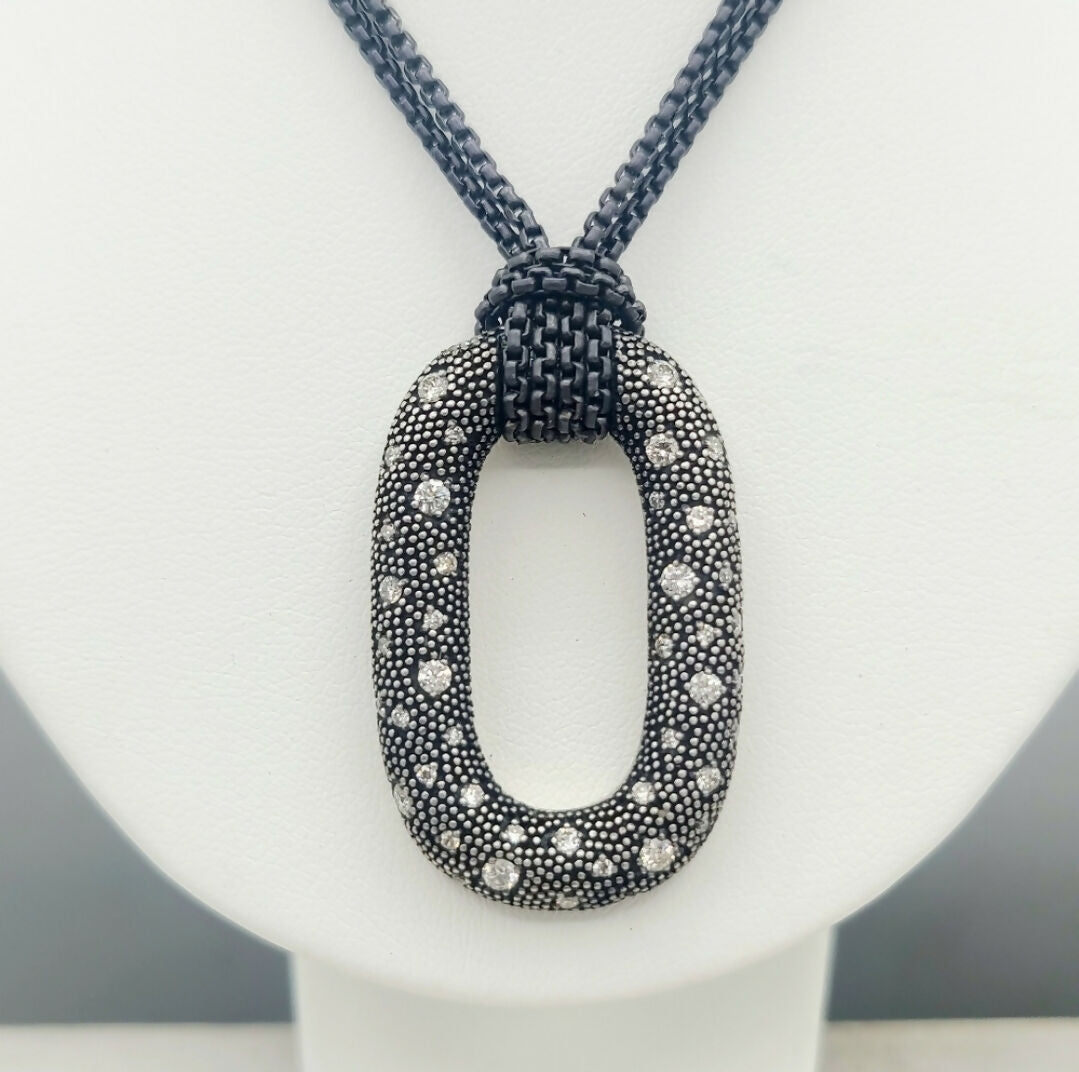 David Yurman Midnight Melange Pendant – Diamonds  AYW Luxury #