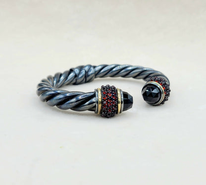 David Yurman Osetra Berries Black Onyx Bracelet | Certified Pre-owned  AYW Luxury #
