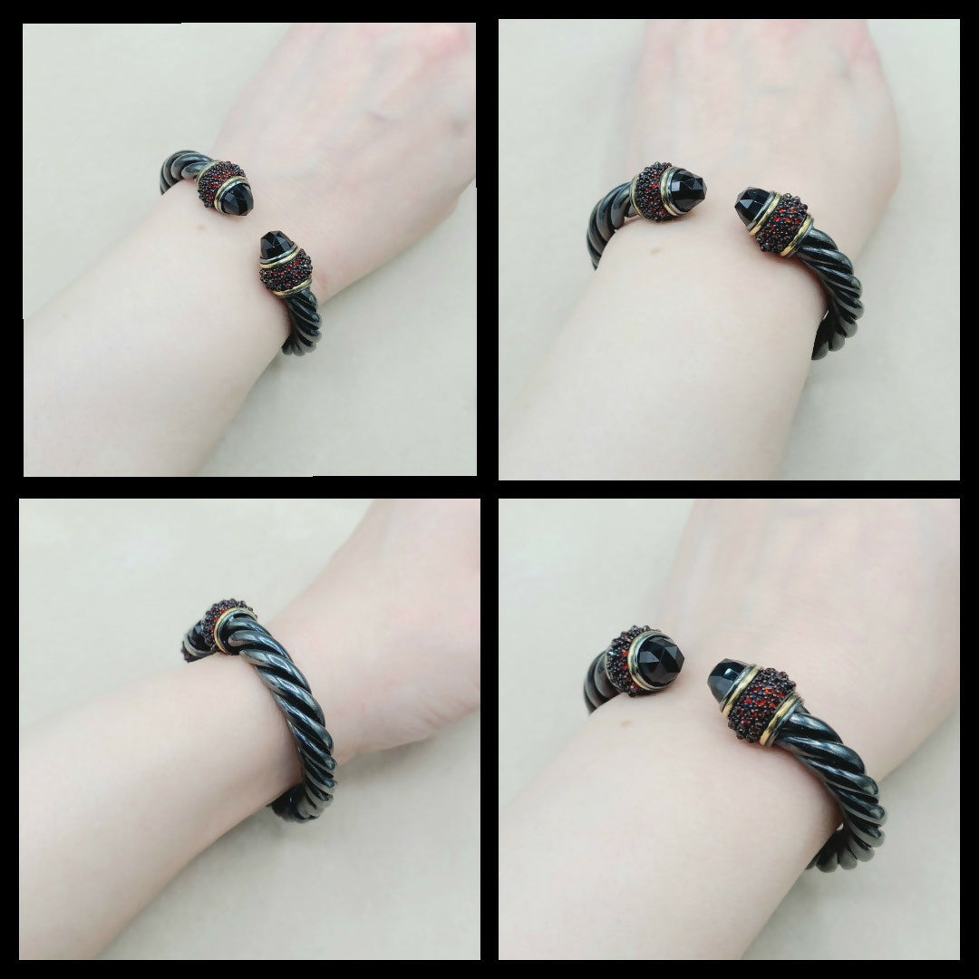 David Yurman Osetra Berries Black Onyx Bracelet | Certified Pre-owned  AYW Luxury #