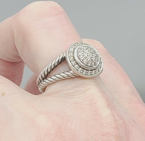  David Yurman Petite Cerise Diamond Ring