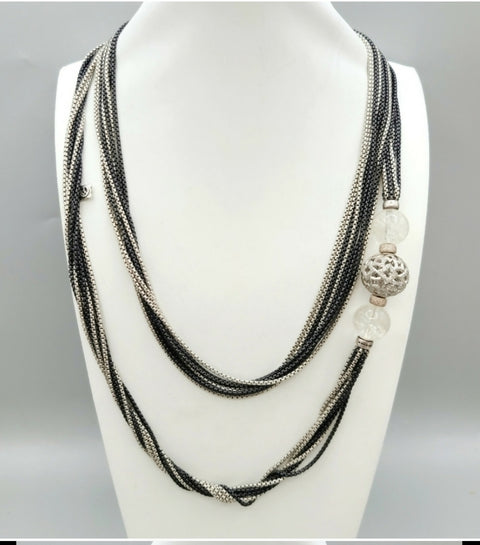  David Yurman Quatrefoil Quartz Chain Necklace – Diamonds
