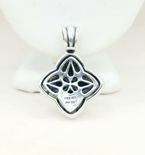  David Yurman  Quatrefoil Thoroughbred Pendant Large