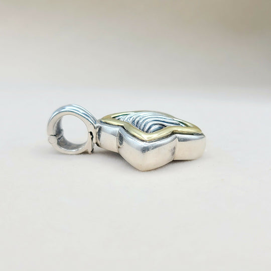  David Yurman  Quatrefoil Thoroughbred Pendant Large
