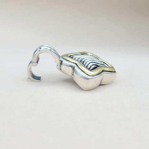  David Yurman  Quatrefoil Thoroughbred Pendant Large