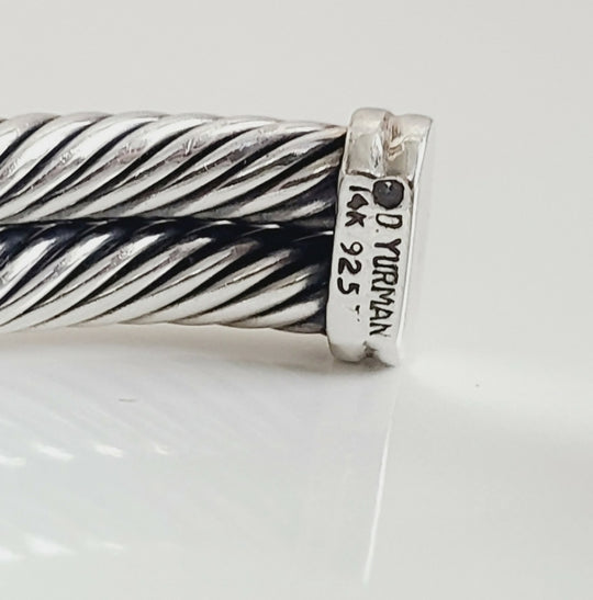  David Yurman Renaissance Bracelet – 10mm Gold & Amethyst