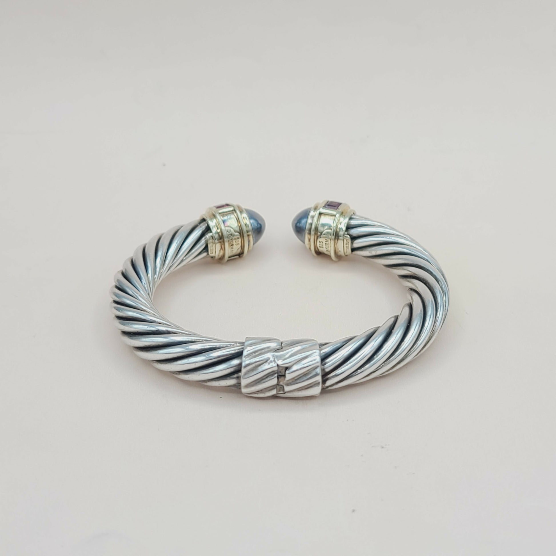 David Yurman Renaissance Hematite Gold Bracelet | Certified Pre-Owned  AYW Luxury #