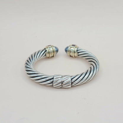 David Yurman Renaissance Hematite Gold Bracelet | Certified Pre-Owned  AYW Luxury #