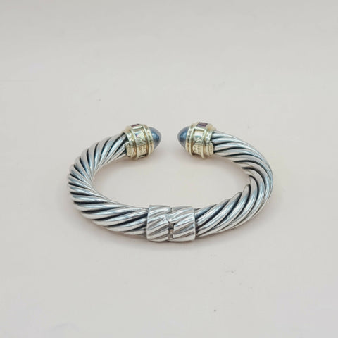  David Yurman Renaissance Bracelet 10mm with Hematite