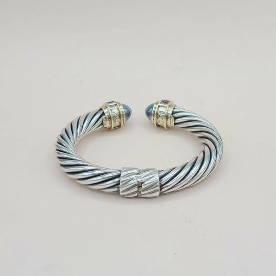  David Yurman Renaissance Bracelet 10mm with Hematite