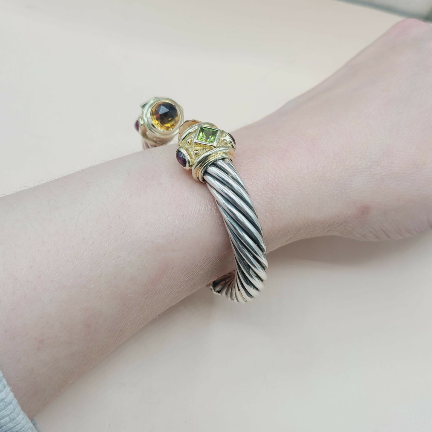 David Yurman Renaissance Citrine Gold Bracelet | Certified Pre-Owned  AYW Luxury #