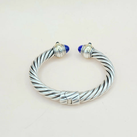  David Yurman Renaissance Bracelet Lapis, Iolite & Gold