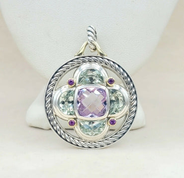  David Yurman Renaissance Half Moon Pendant – Oversized