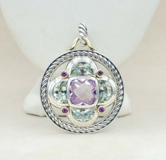  David Yurman Renaissance Half Moon Pendant – Oversized