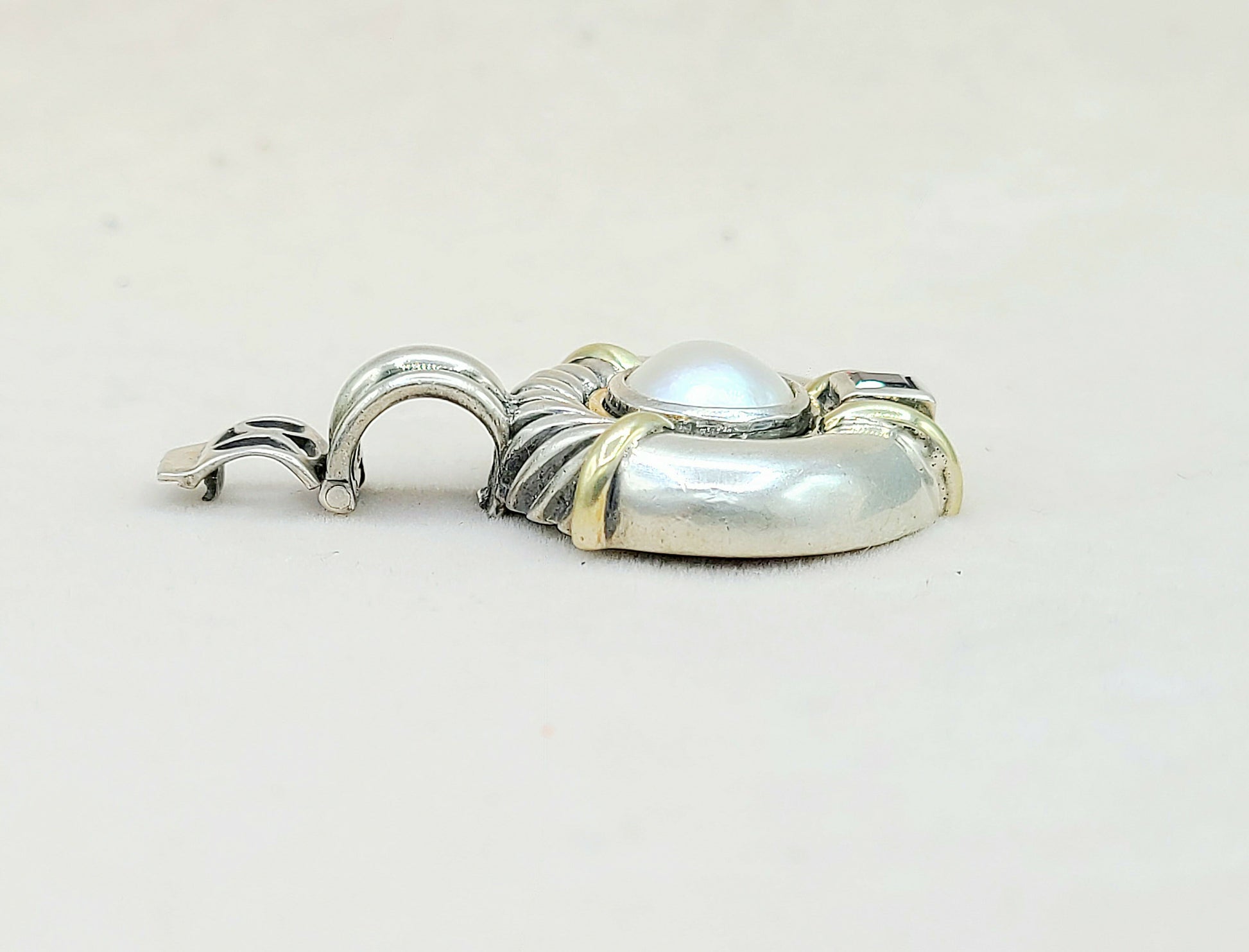 David Yurman Large Renaissance Pearl Pendant | Certified Pre-Owned    #