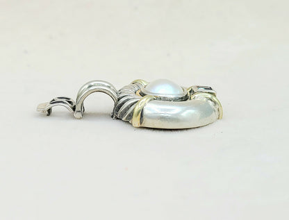 David Yurman Large Renaissance Pearl Pendant | Certified Pre-Owned    #