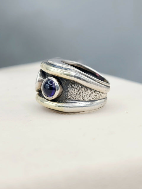  David Yurman Renaissance Ring Pink Tourmaline & Iolite