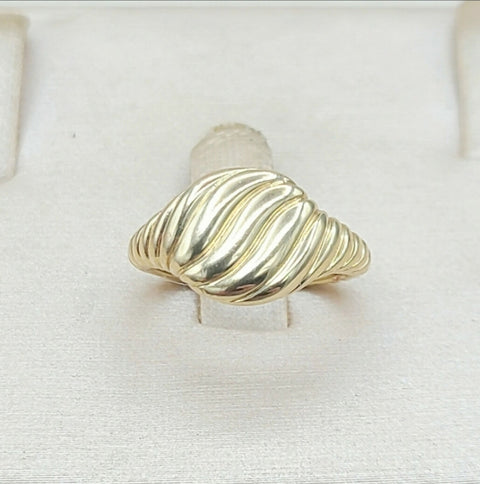  David Yurman Sculpted Cable Pinky Ring – 18k Gold