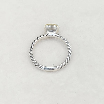David Yurman Stackable Ring Peridot & Gold  AYW Luxury #