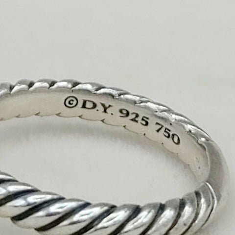  David Yurman Stackable Ring Peridot & Gold
