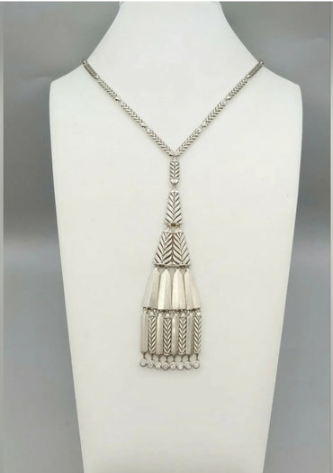  David Yurman Stax Fringe Pendant Necklace – Diamonds