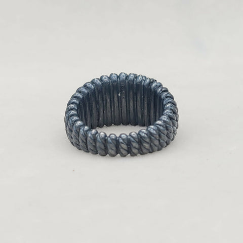 David Yurman Tempo Ring Black Rhodium & Diamonds