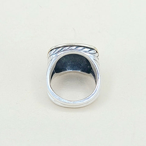  David Yurman Thoroughbred Albion Sculpted Diamond Ring