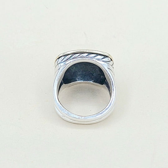  David Yurman Thoroughbred Albion Sculpted Diamond Ring