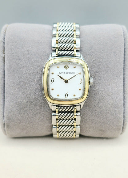 David Yurman Thoroughbred Watch 25mm with Gold    #