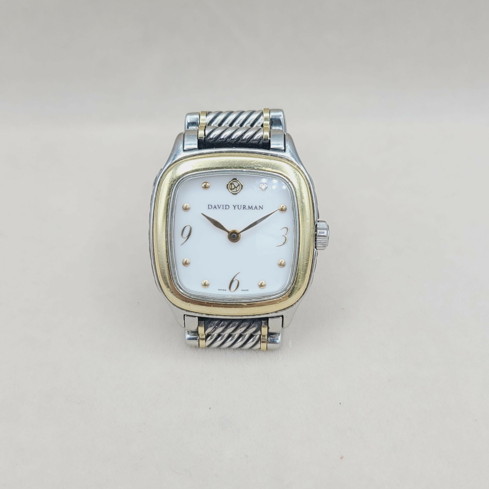 David Yurman Thoroughbred Watch 25mm with Gold    #